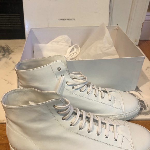 Common Projects Other - Common Projects white leather high top size 46/13